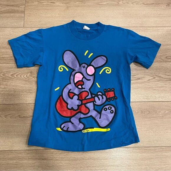 American Vintage Other - Vintage Double Sided 1991 90s Cartoon Jimmy Blue Mouse Short Sleeve Tshirt OS